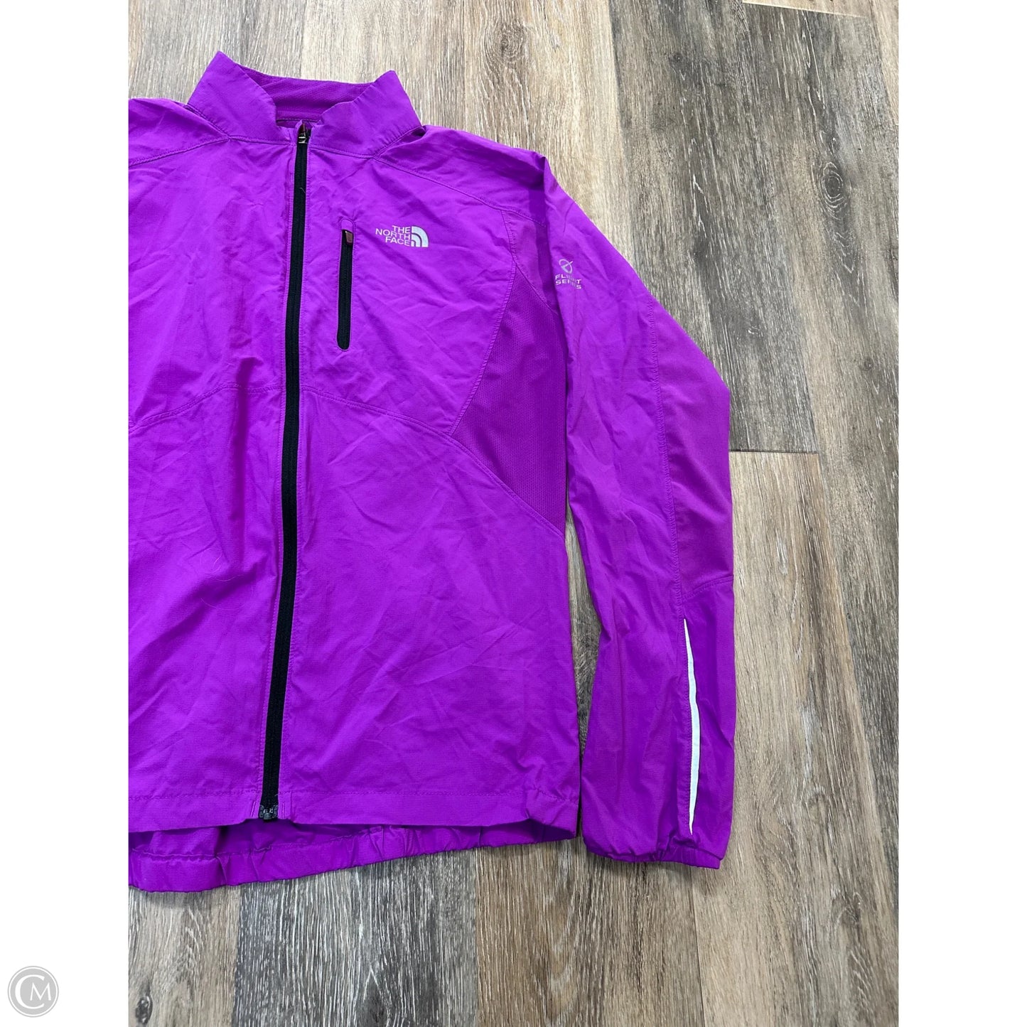 Athletic Jacket By The North Face In Purple, Size: M
