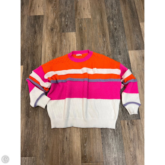 Sweater By Main Strip In Striped Pattern, Size: M