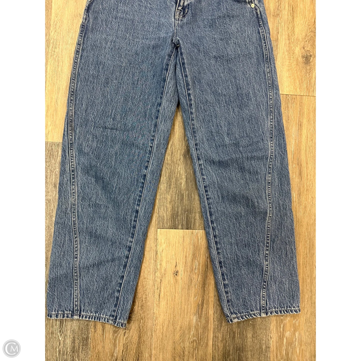 Jeans Straight By Madewell In Blue Denim, Size: 4