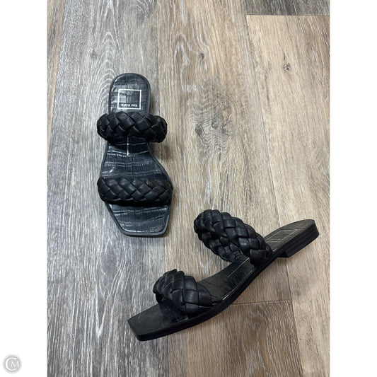 Sandals Flats By Dolce Vita In Black, Size: 6