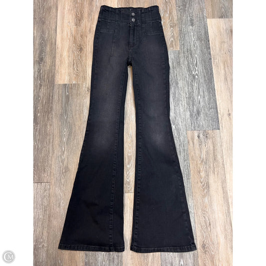 Jeans Flared By We The Free In Black Denim, Size: 0/24