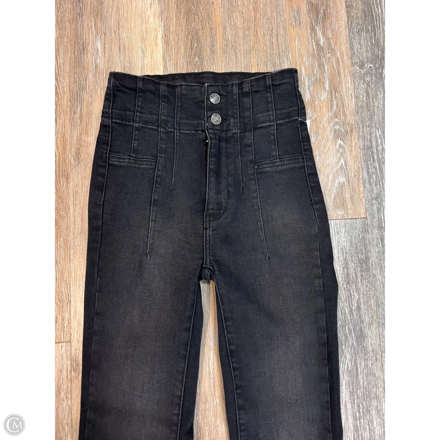 Jeans Flared By We The Free In Black Denim, Size: 0/24