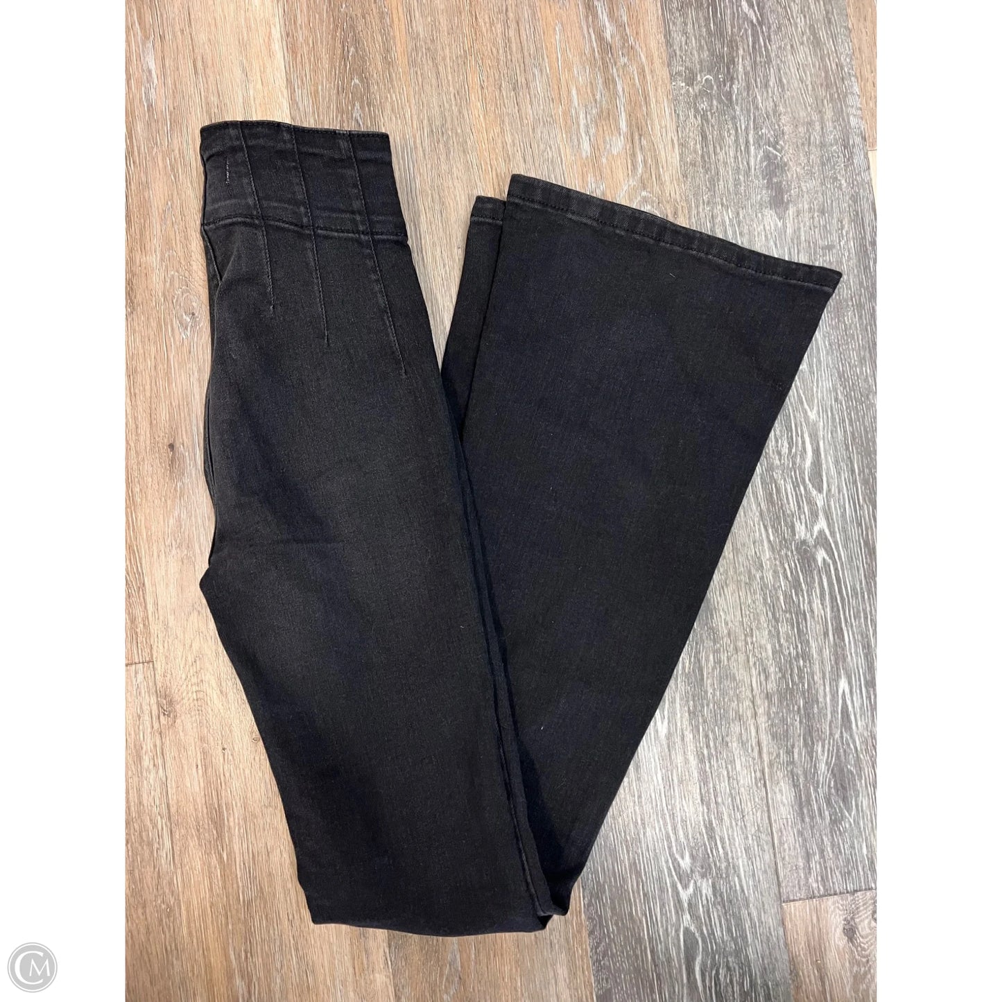 Jeans Flared By We The Free In Black Denim, Size: 0/24