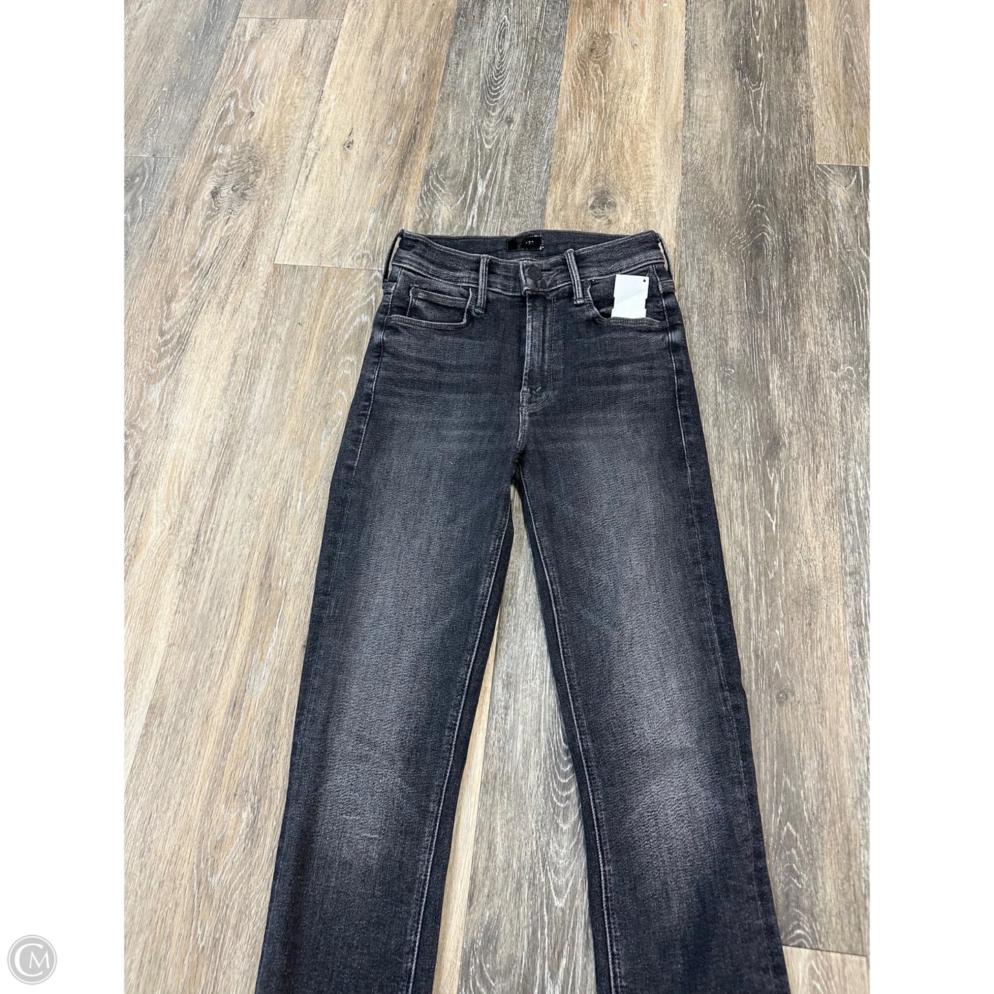 Jeans Skinny By Mother Jeans In Black Denim, Size: 0