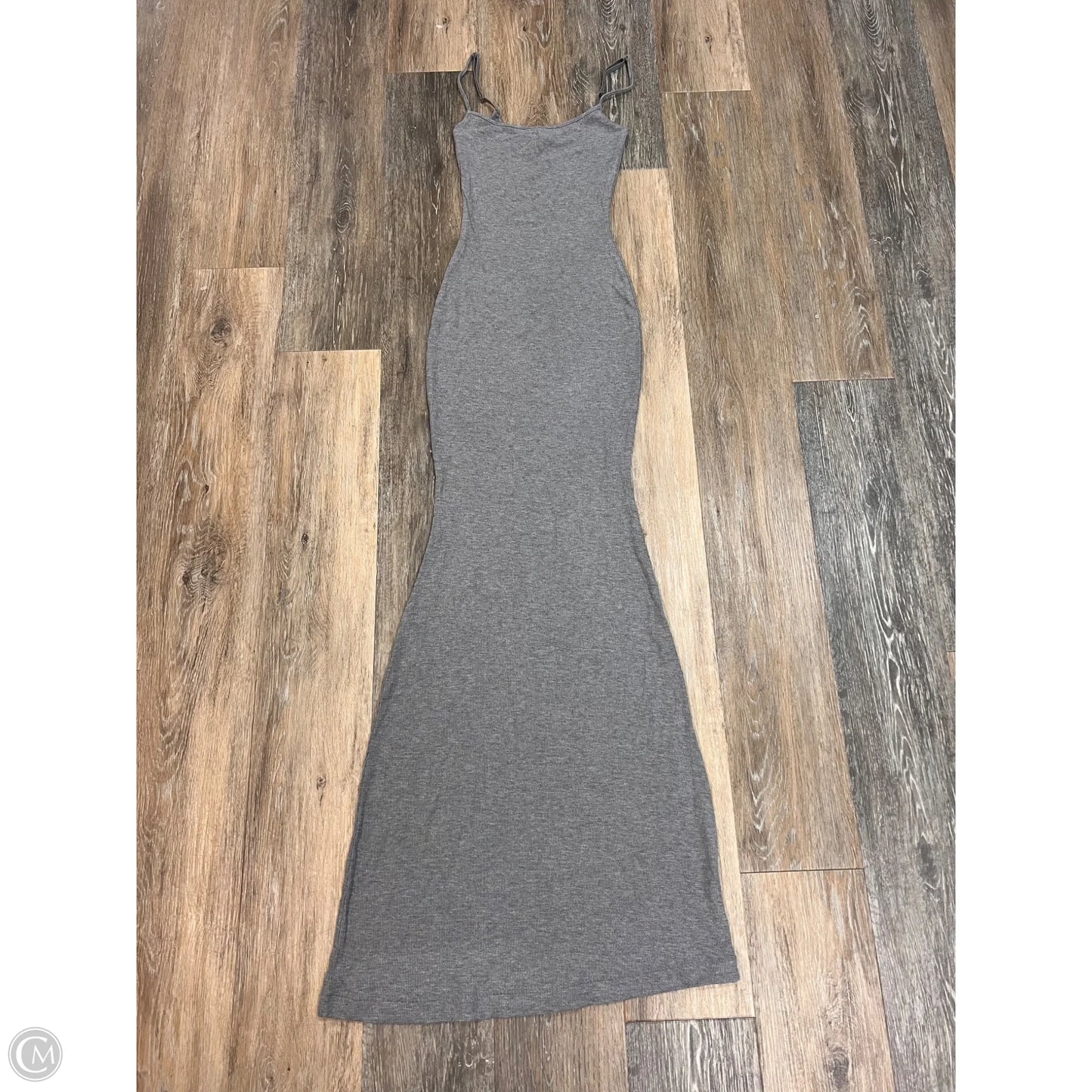 Dress Casual Maxi By Skims In Grey, Size: S