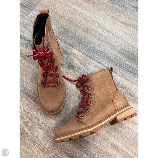 Boots Ankle Flats By Sorel In Tan, Size: 8