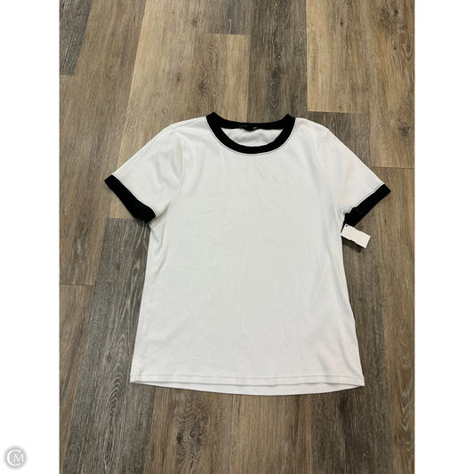 Top Short Sleeve By J. Crew In White, Size: Xxl