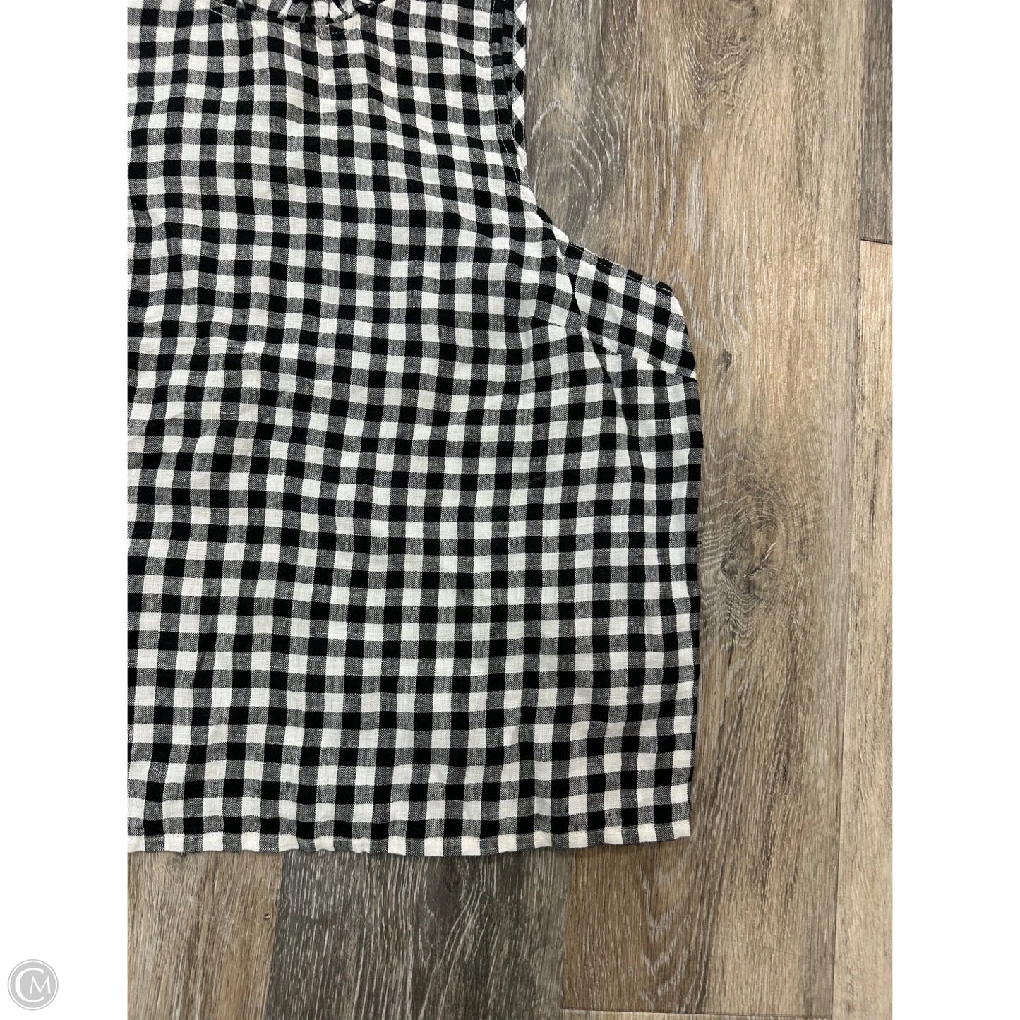 Top Sleeveless By J. Crew In Black & White, Size: S