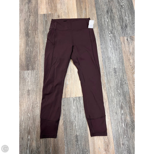 Athletic Leggings By Lululemon In Brown, Size: 6