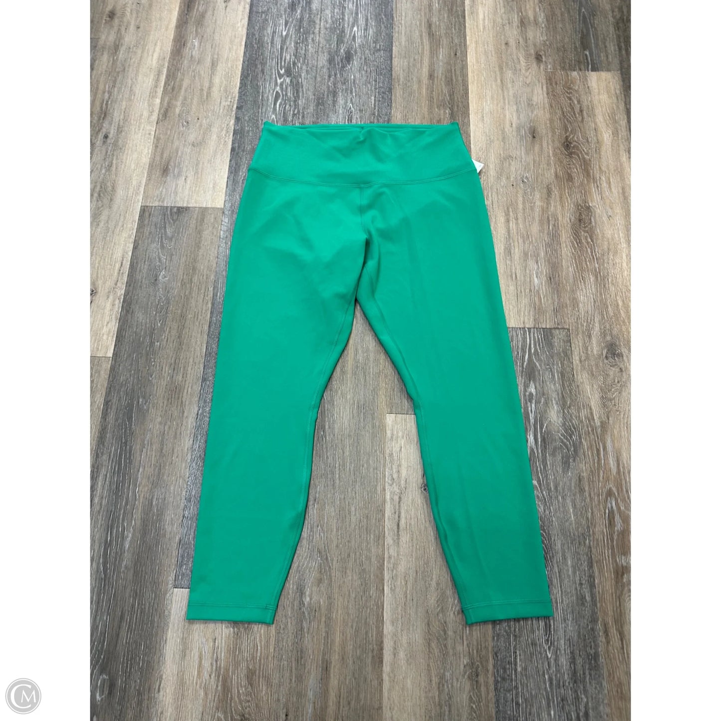 Athletic Leggings By Lululemon In Green, Size: 14