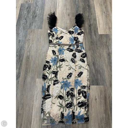 Dress Party Midi By Lulus In Floral Print, Size: S