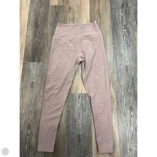 Athletic Leggings By Beyond Yoga In Pink, Size: M