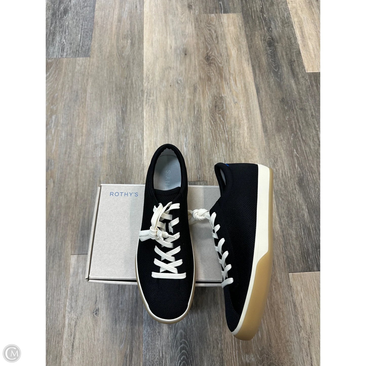 Shoes Sneakers By Rothys In Black, Size: 9.5