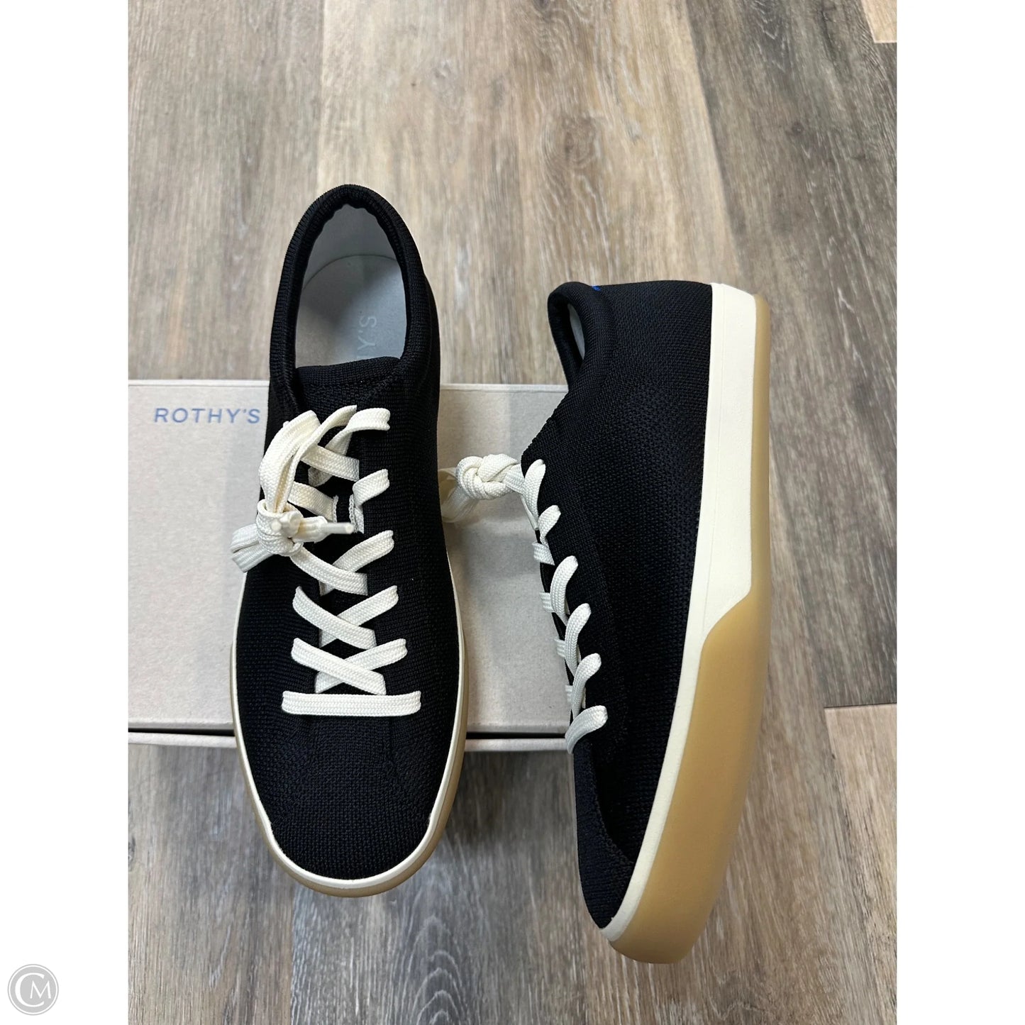 Shoes Sneakers By Rothys In Black, Size: 9.5