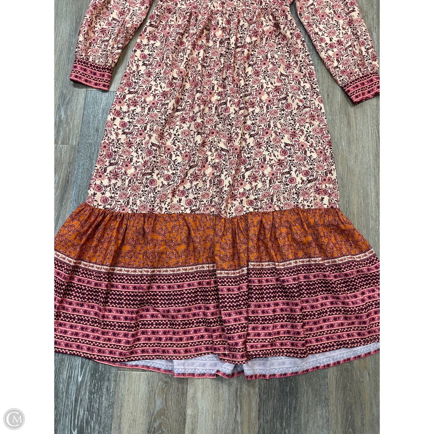 Dress Casual Maxi By Mila Mae In Floral Print, Size: S