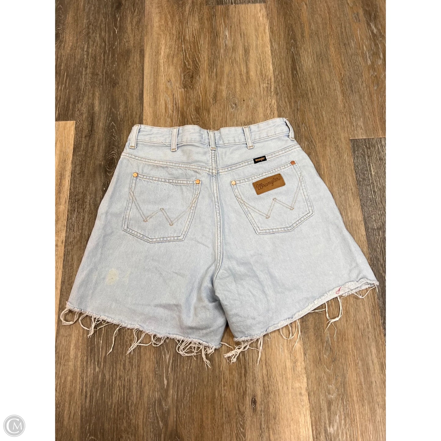 Shorts By Wrangler In Blue Denim, Size: 6/28