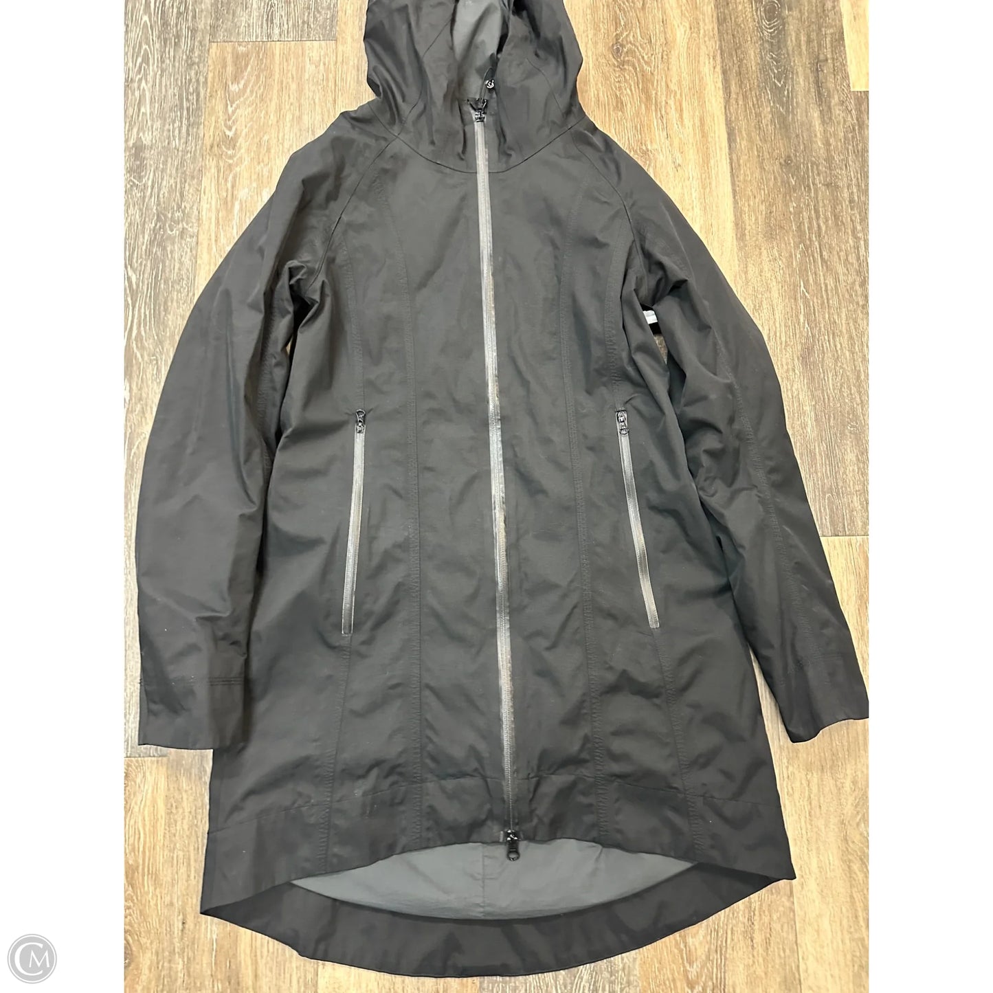 Coat Raincoat By Lululemon In Black, Size: 6