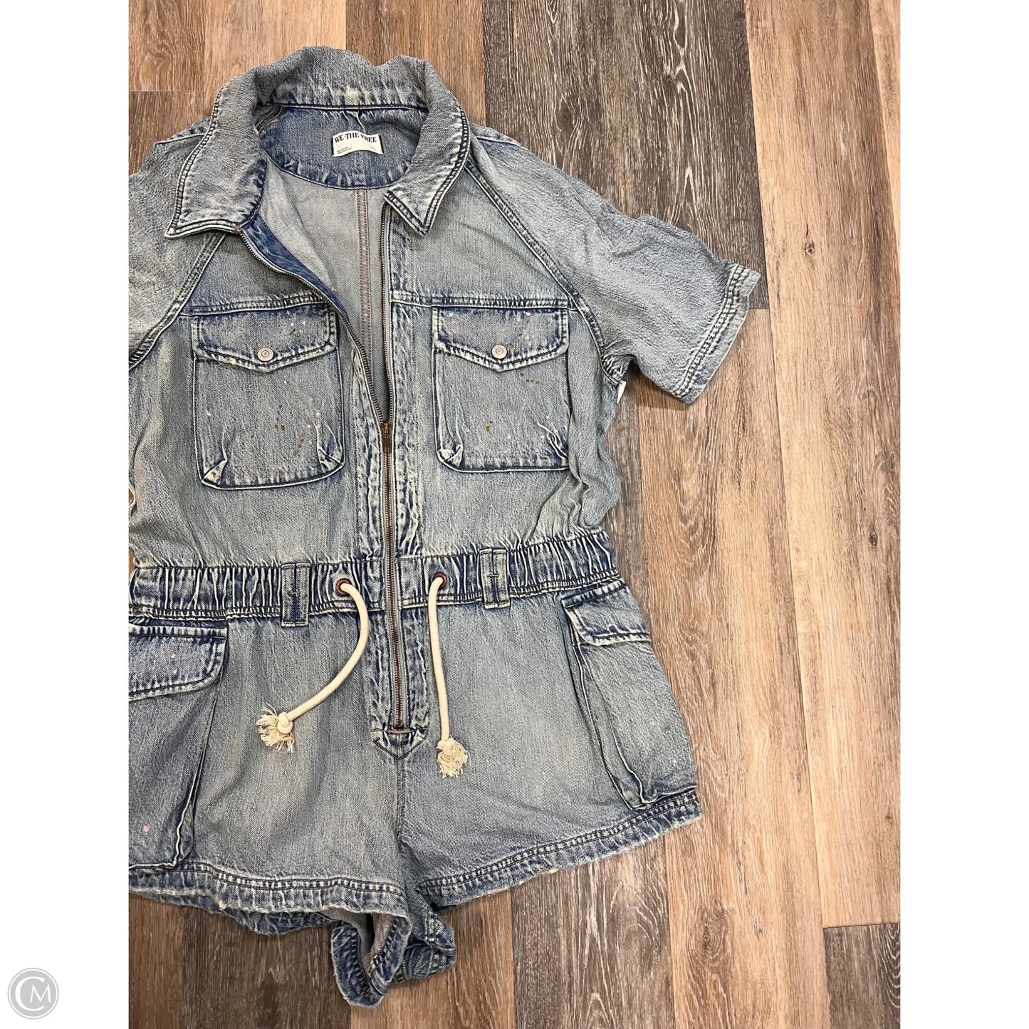 Romper By We The Free In Blue Denim, Size: Xl