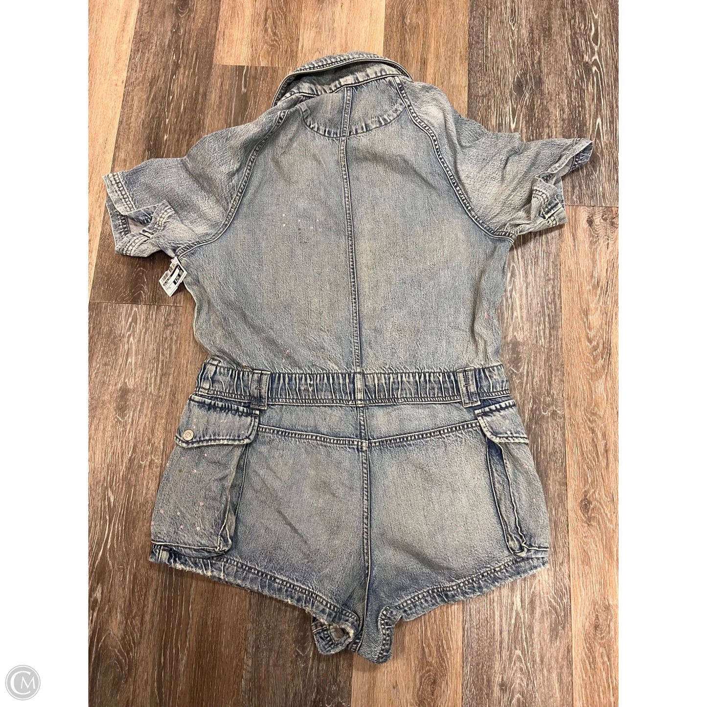 Romper By We The Free In Blue Denim, Size: Xl