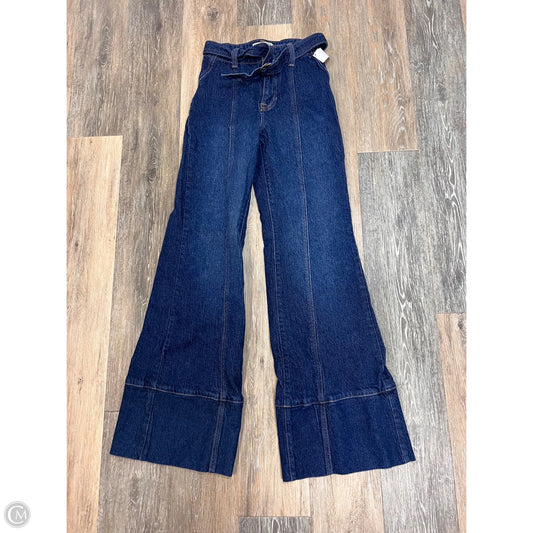Jeans Wide Leg By We The Free In Blue Denim, Size: 0/24