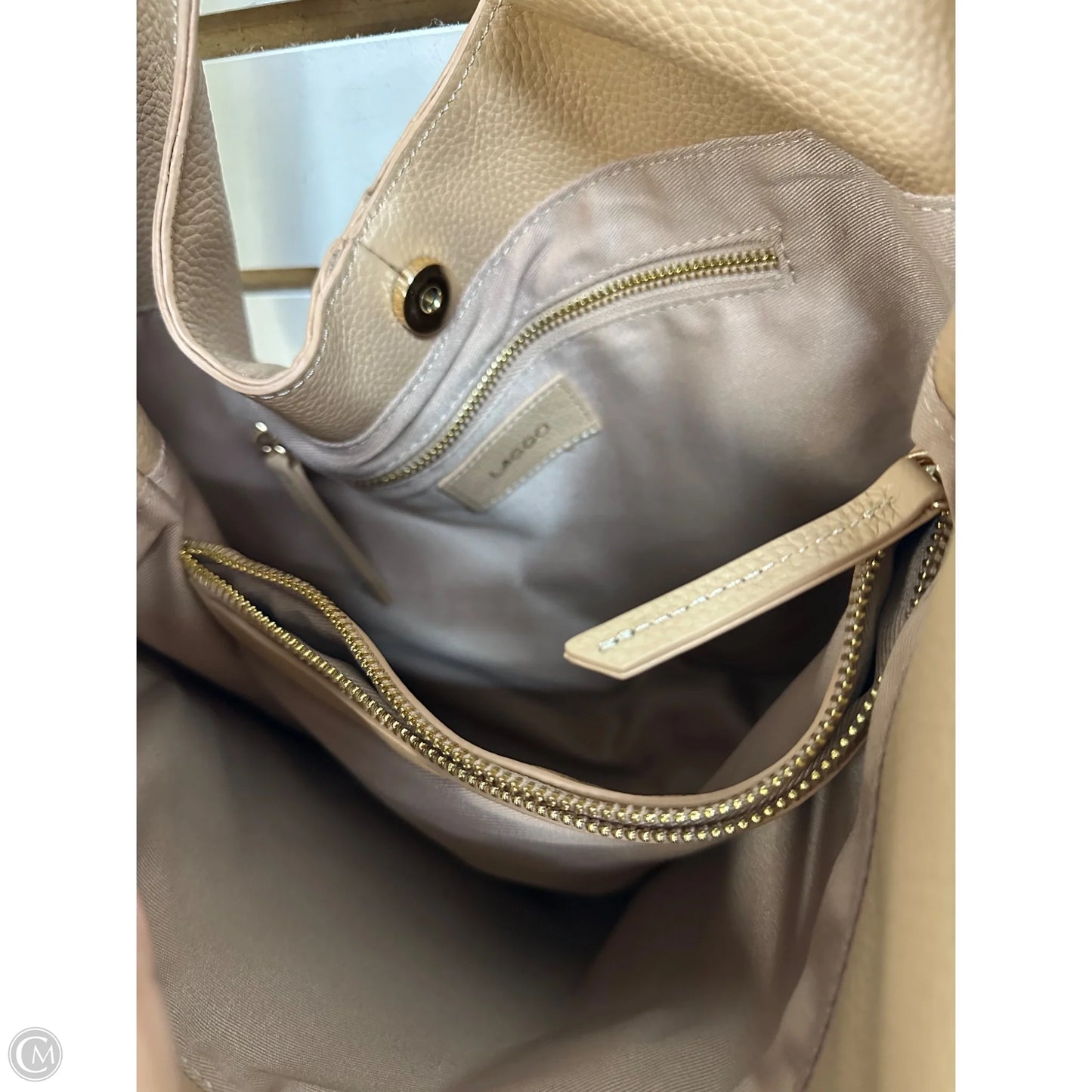 Handbag Leather By Laggo, Size: Large