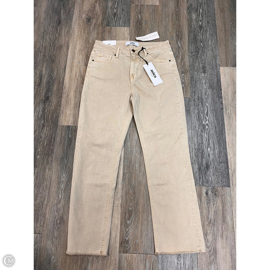 -Jeans Straight By Mica In Tan Denim, Size: 8