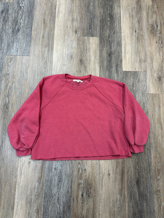 Sweatshirt Crewneck By Xirena In Red, Size: S