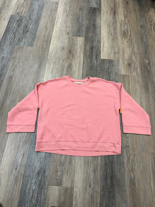 Sweatshirt Crewneck By Xirena In Pink, Size: S