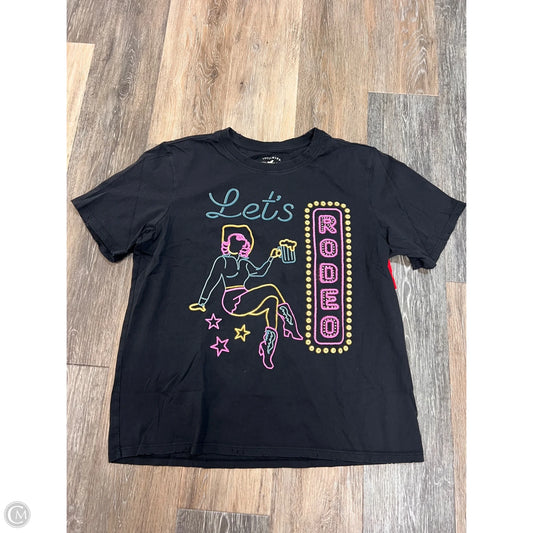 Top Short Sleeve By Idyllwind In Black, Size: M