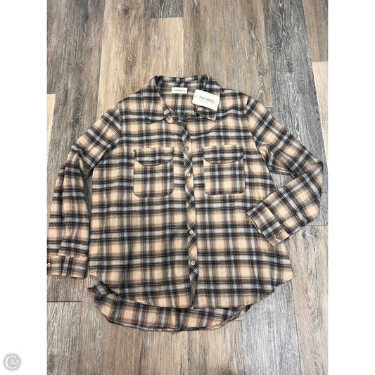 Blouse Long Sleeve By The Nines In Tan, Size: 2x