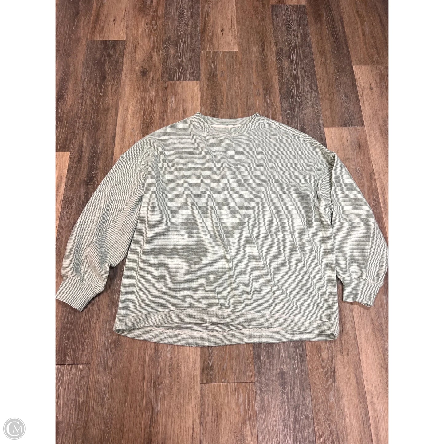 Top Long Sleeve By Aerie In Green, Size: Xl