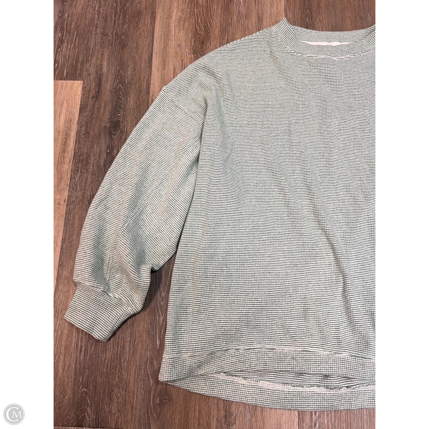 Top Long Sleeve By Aerie In Green, Size: Xl