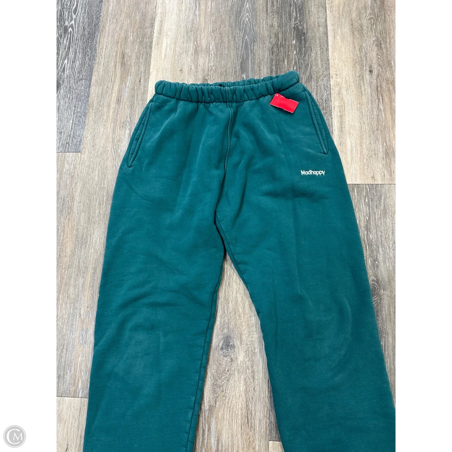 Athletic Pants By Madhappy In Green, Size: M