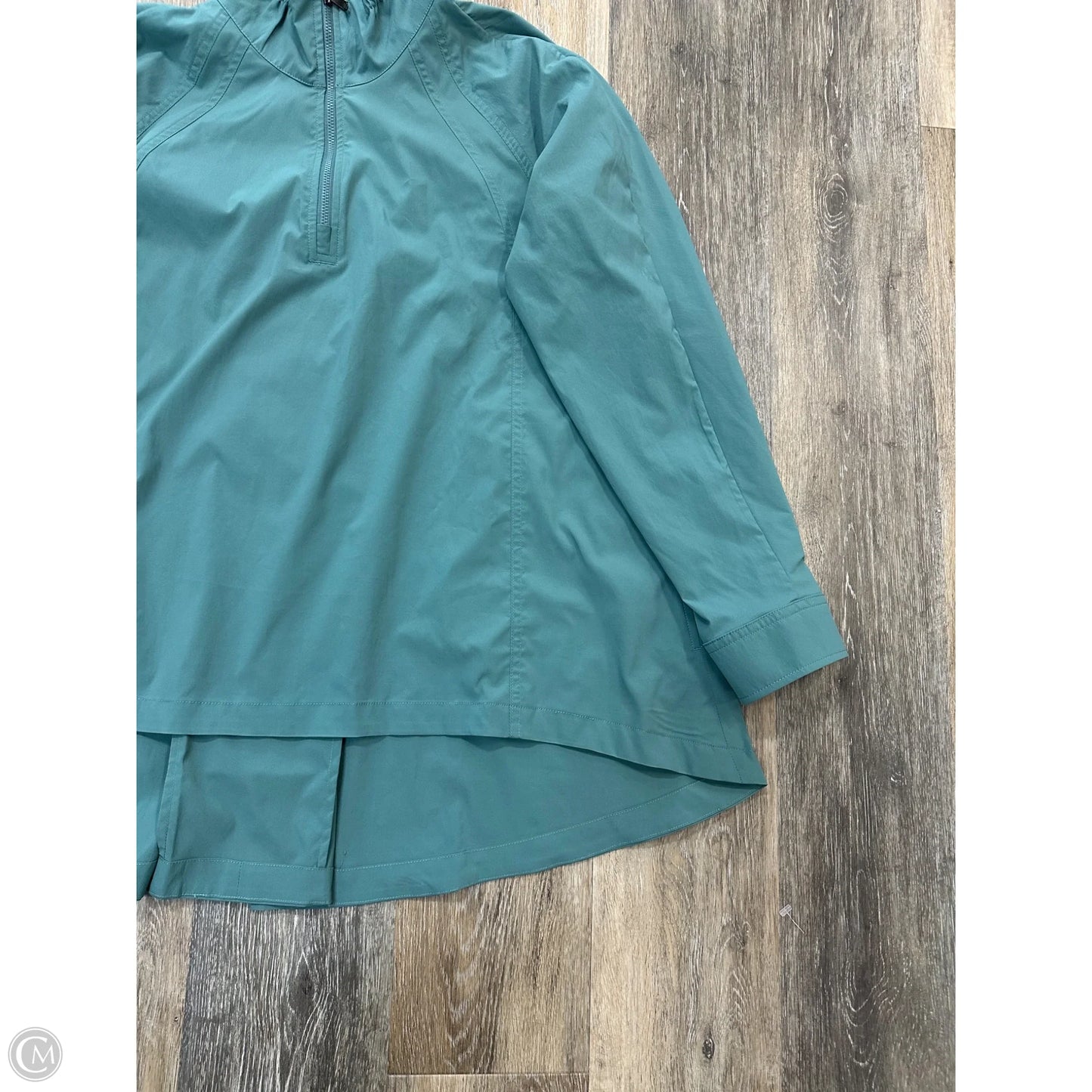 Jacket Windbreaker By Athleta In Blue, Size: S