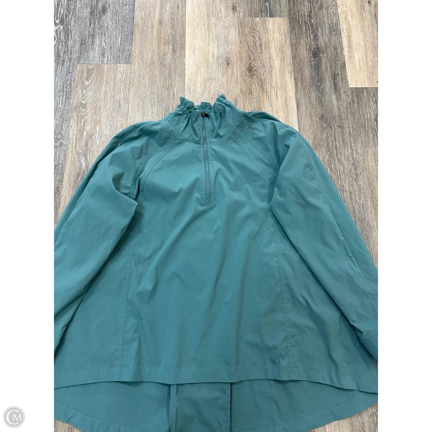 Jacket Windbreaker By Athleta In Blue, Size: S