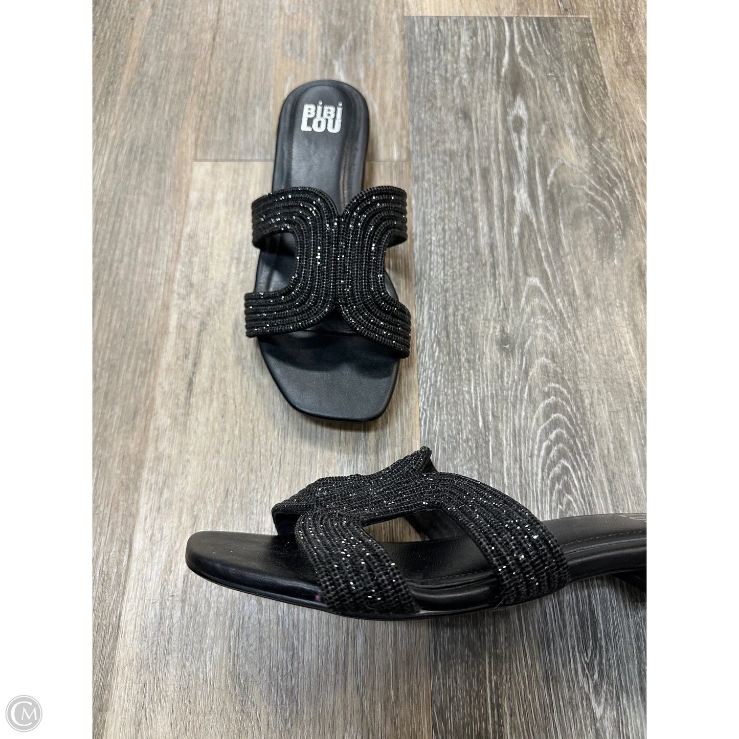 Sandals Flats By Bibi Lou In Black, Size: 7.5