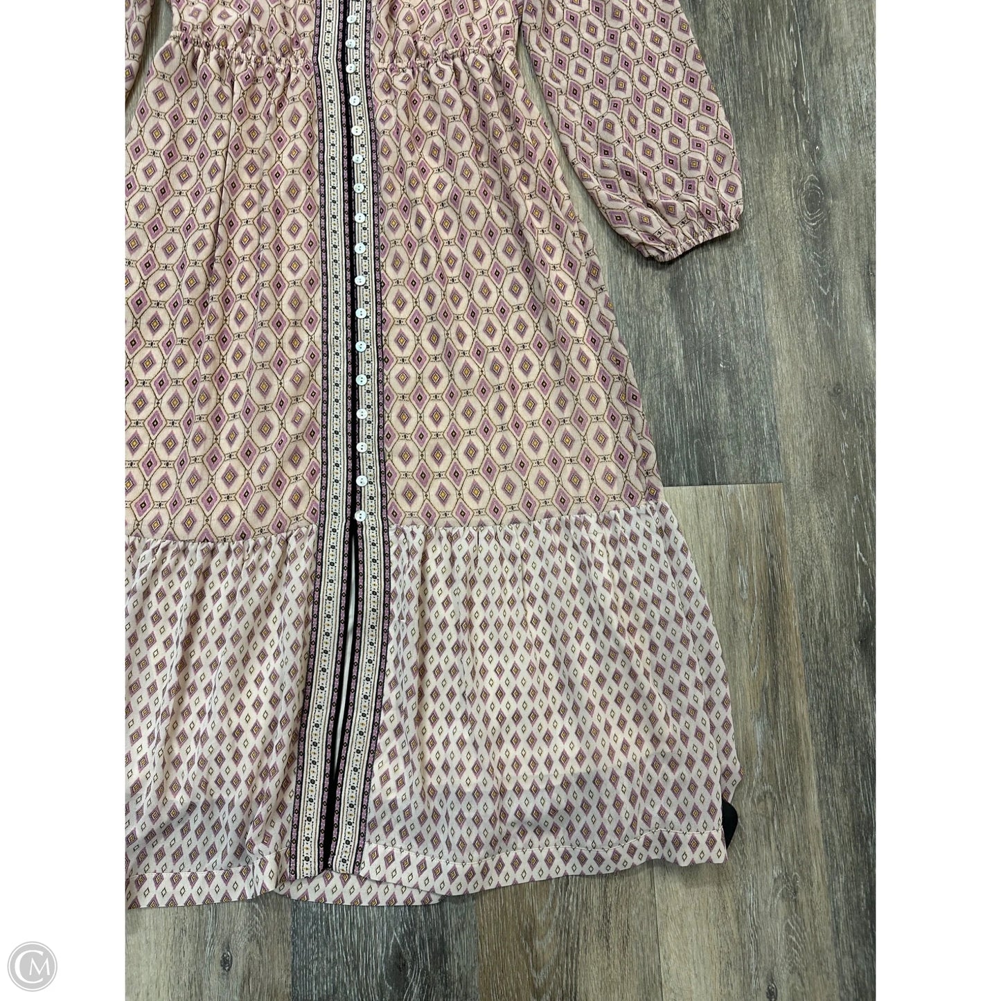 Dress Casual Maxi By Les Serein In Pink, Size: S