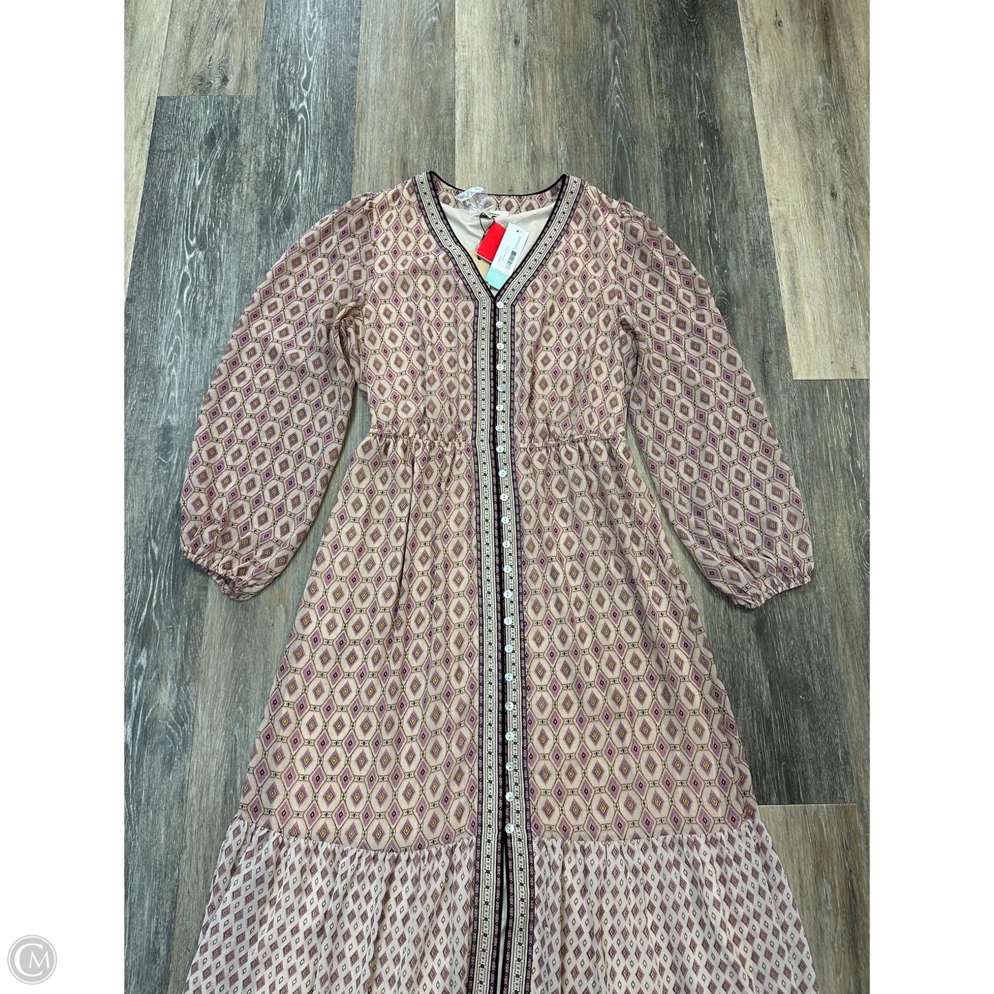 Dress Casual Maxi By Les Serein In Pink, Size: S