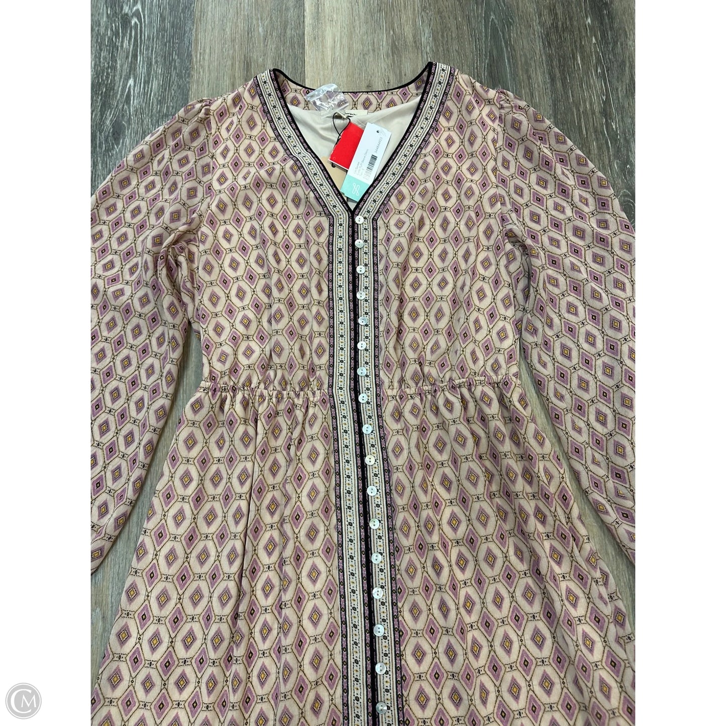 Dress Casual Maxi By Les Serein In Pink, Size: S