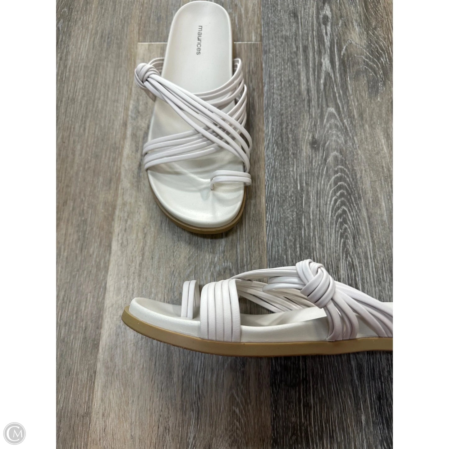 Sandals Flats By Maurices In White, Size: 9