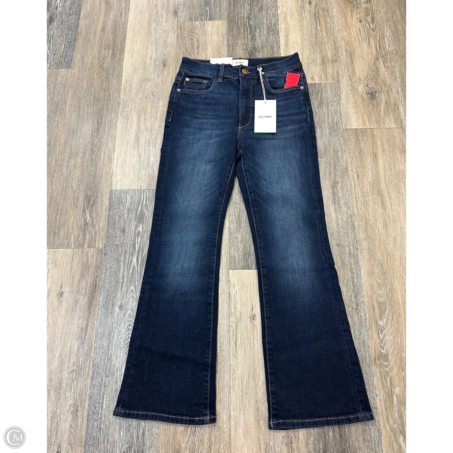 Jeans Cropped By Dl1961 In Blue Denim, Size: 4