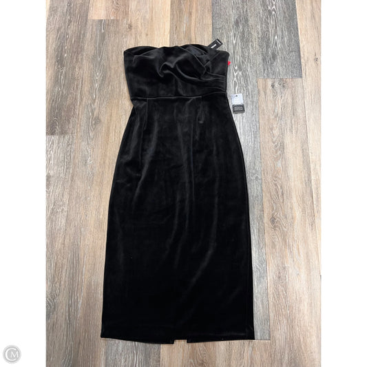 -Dress Party Midi By Express In Black, Size: Xs
