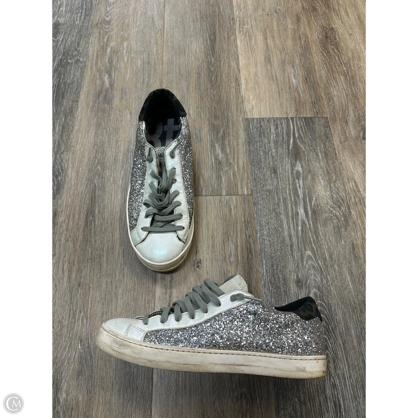 Shoes Sneakers By P448 In Silver, Size: 8.5