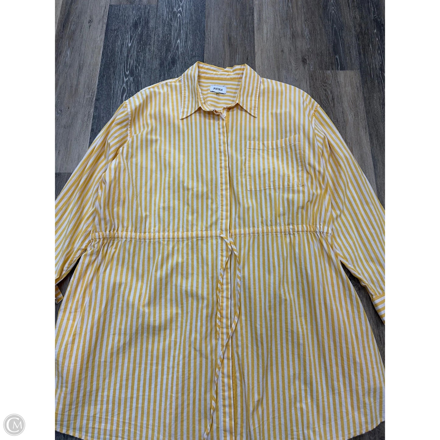 Dress Casual Short By Pistola In Yellow, Size: L