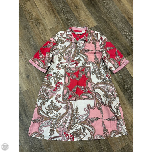 Dress Casual Midi By Dizzy Lizzie In Pink, Size: Xl