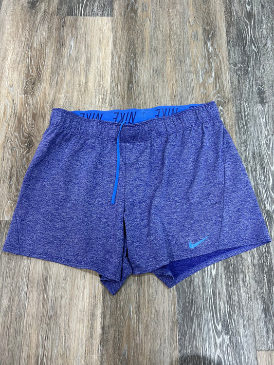 Purple Athletic Shorts Nike Apparel, Size L