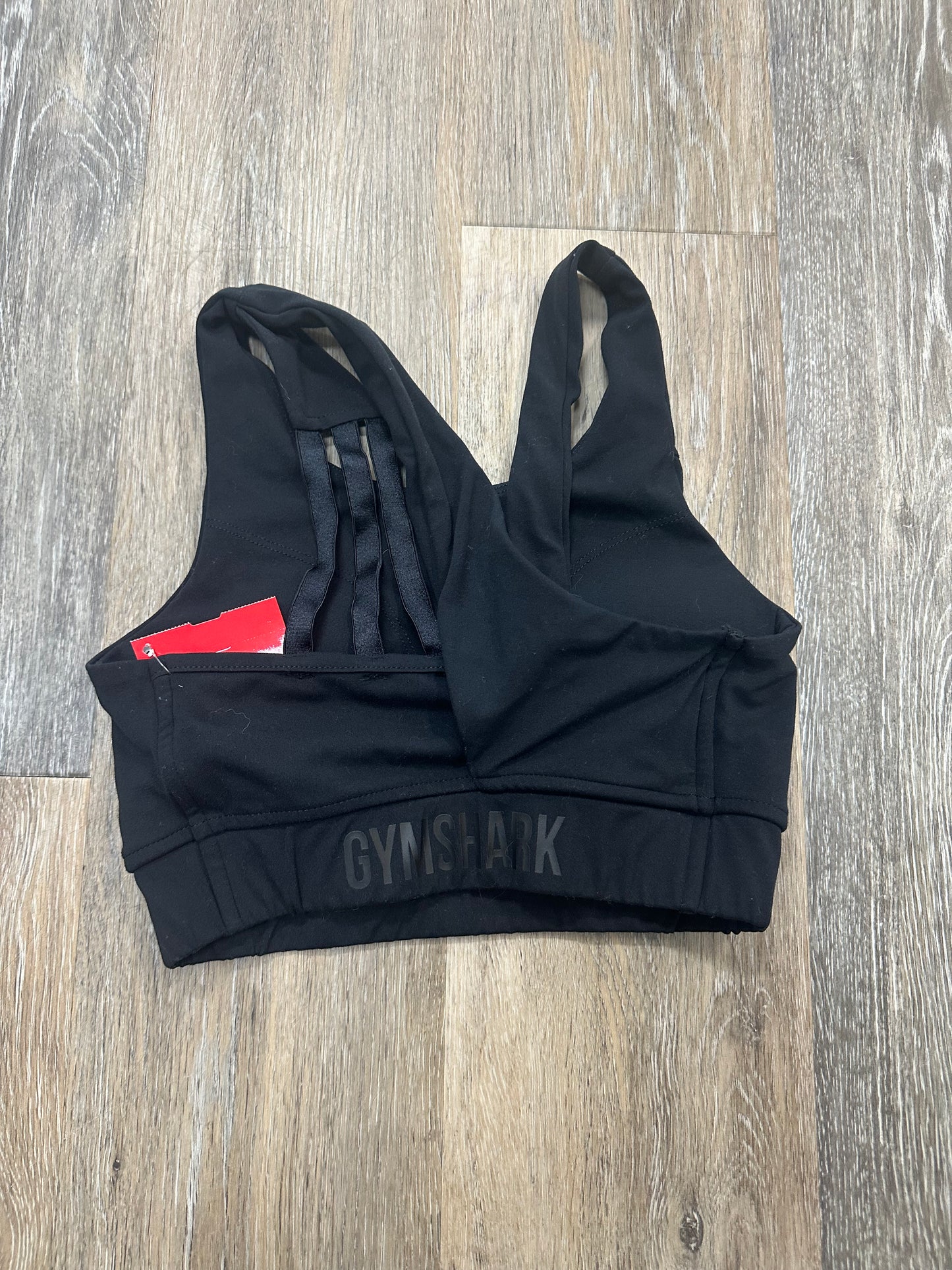 Black Athletic Bra Gym Shark, Size Xs