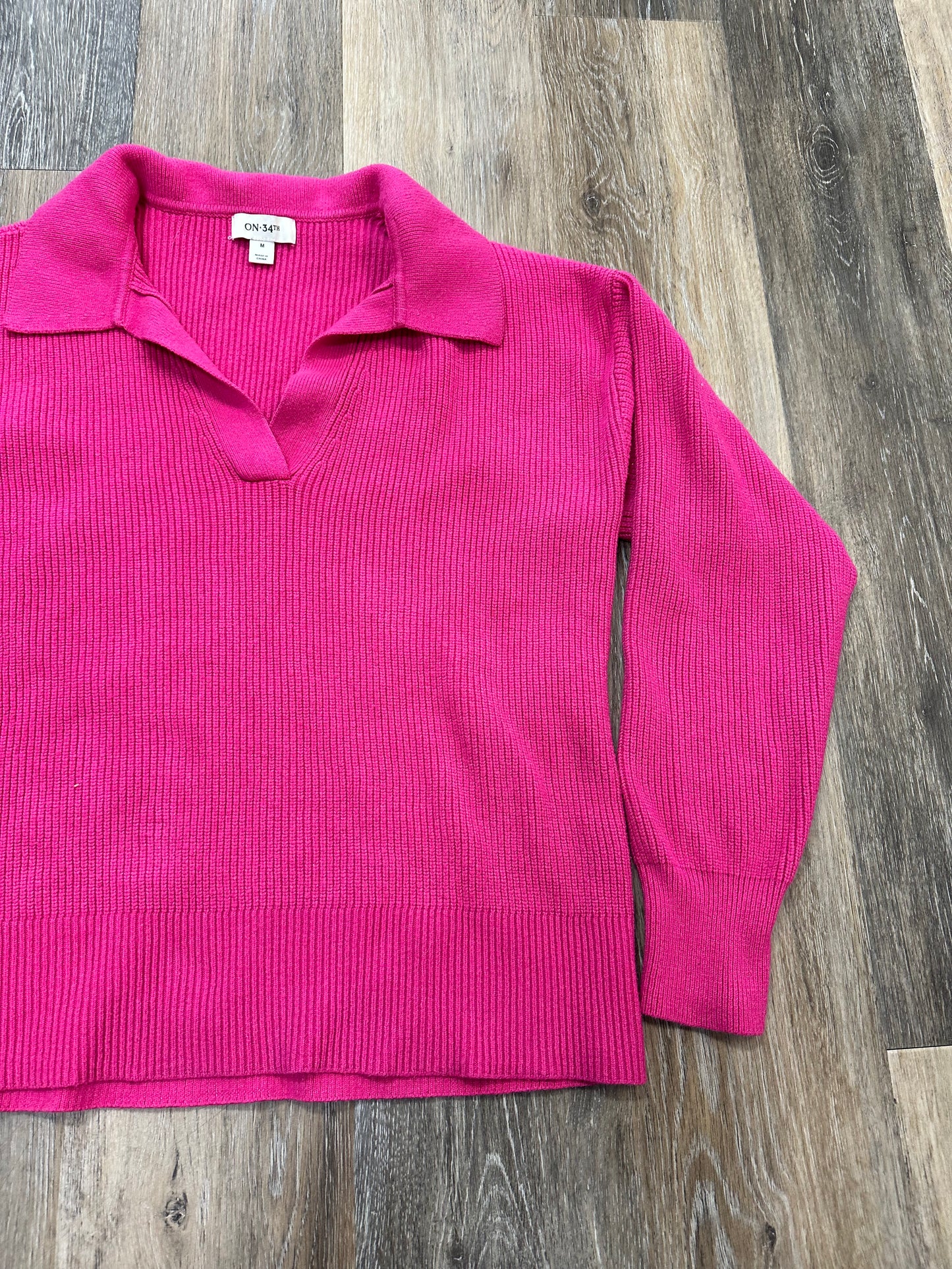 Sweater By On 34th In Pink, Size: M