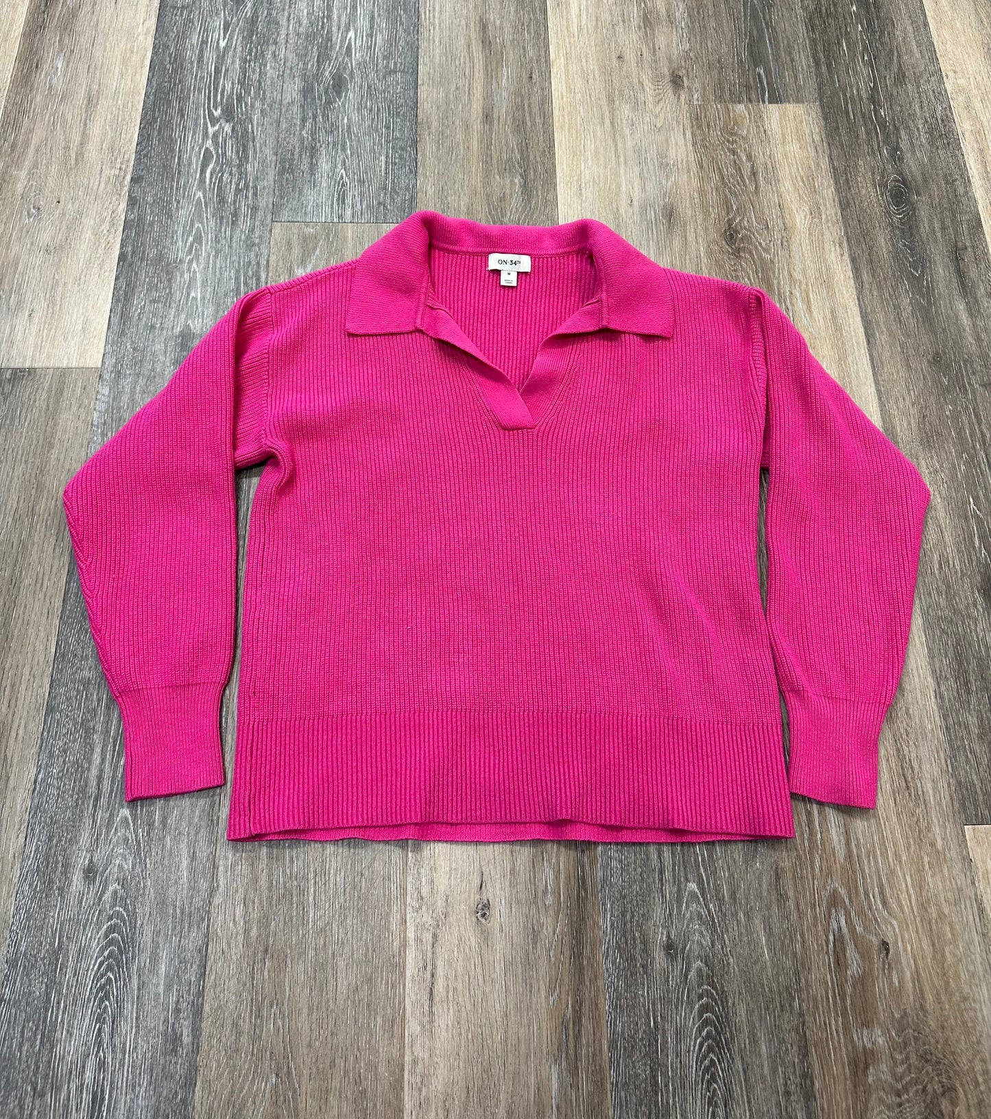 Sweater By On 34th In Pink, Size: M