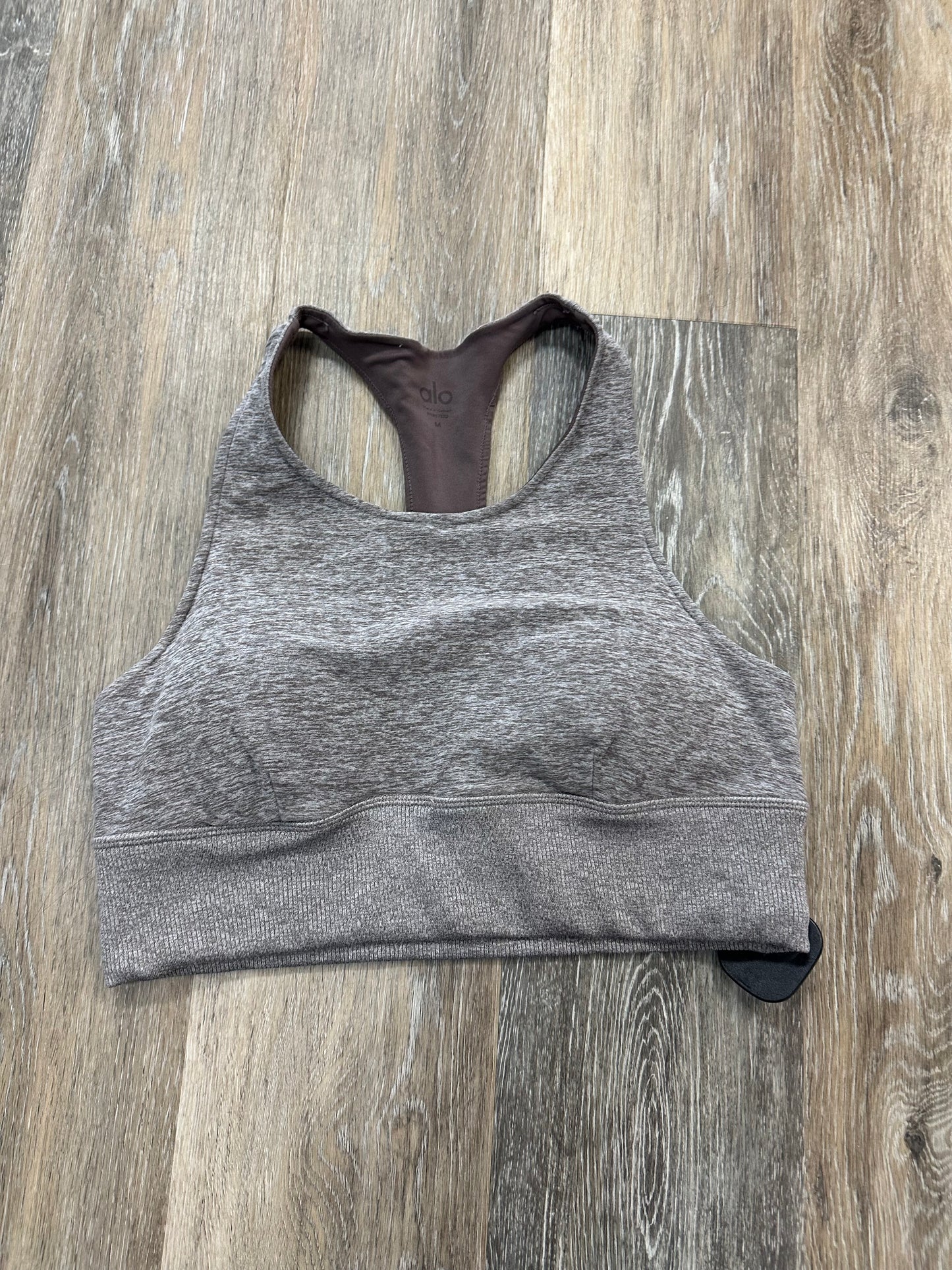 Brown Athletic Bra Alo, Size M